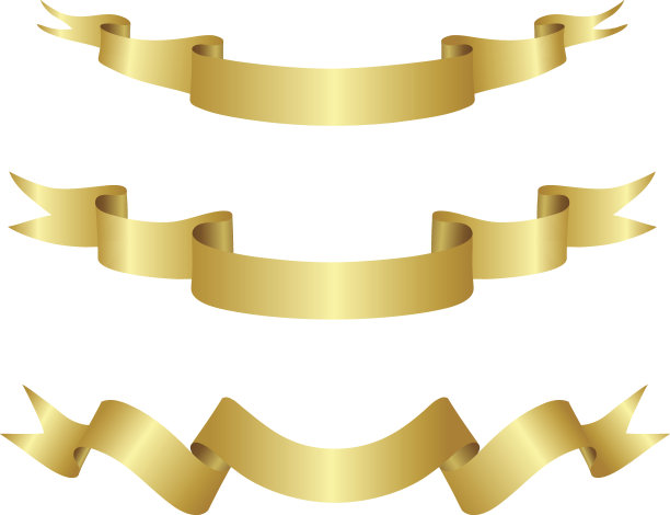金色的丝带图片下载