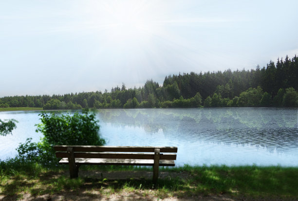 自然海洋背景照片Bodensee德国设计图片下载