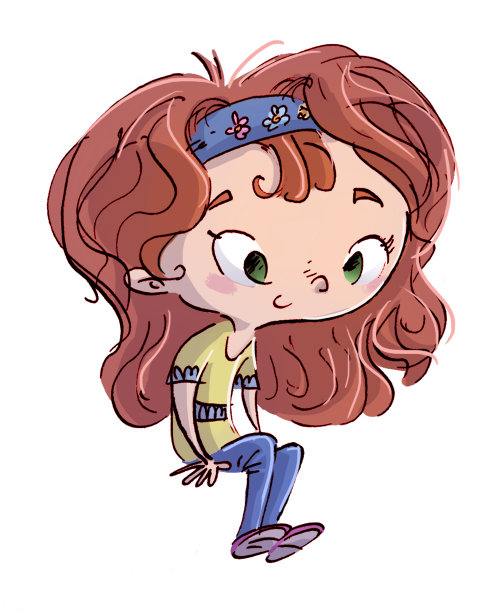 女孩坐在图片下载