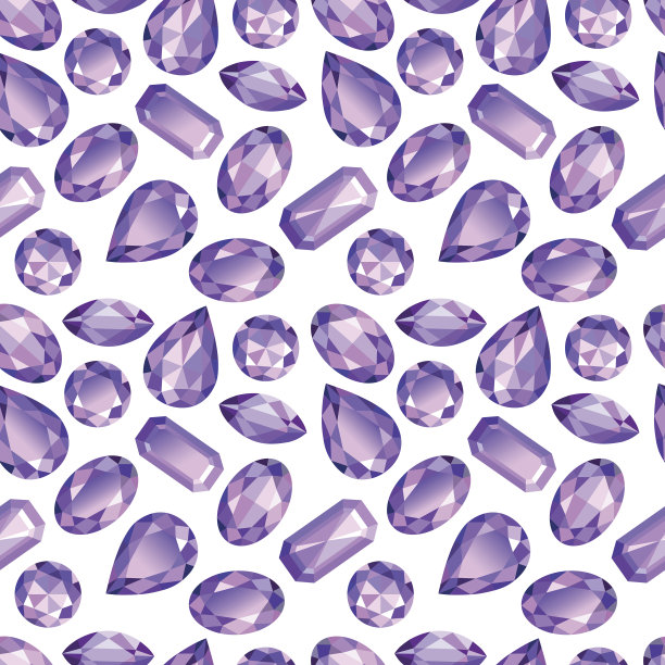 紫水晶无缝纹理向量图片下载