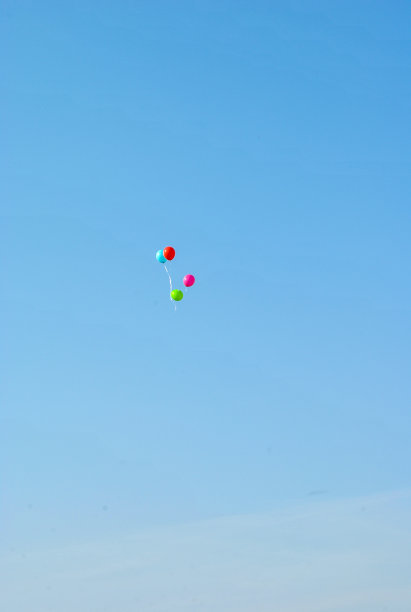 天空中的气球图片下载