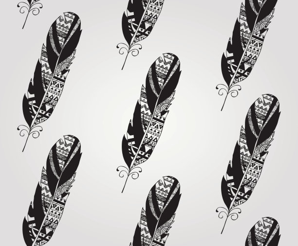 复古手绘无缝图案图片下载