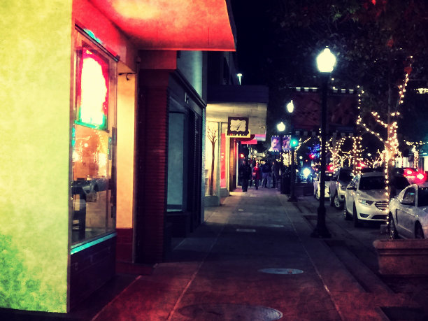 圣诞节的街道图片下载