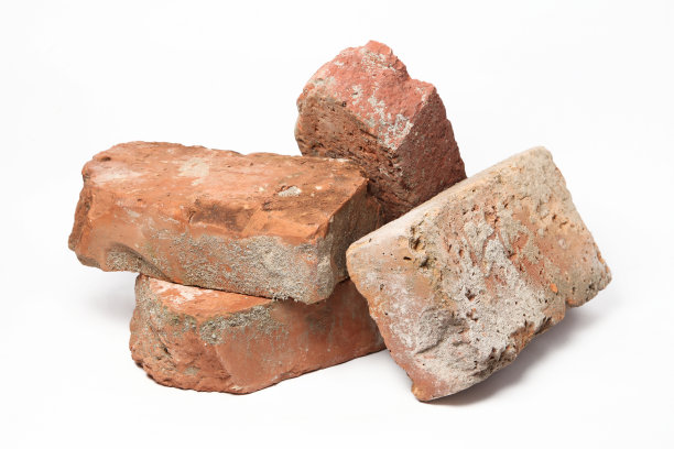 一堆旧红砖图片下载