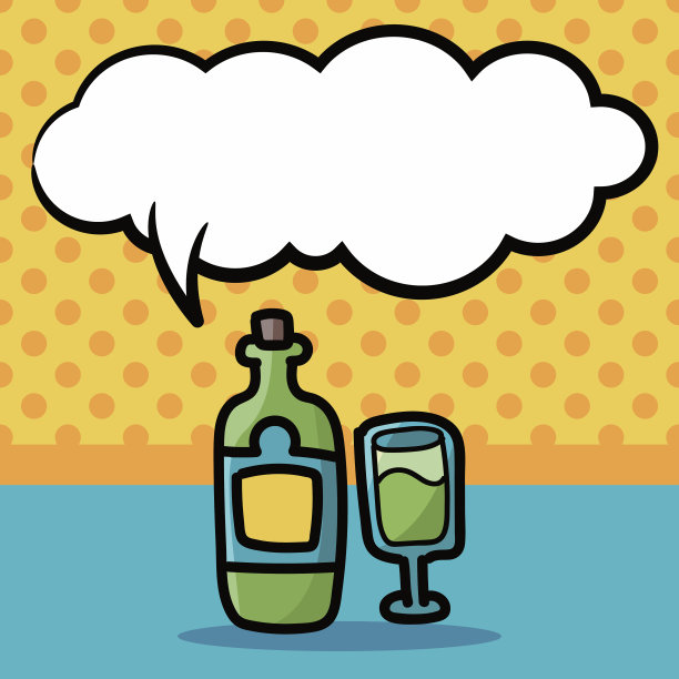 香槟色的涂鸦，演讲泡泡图片下载