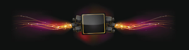 抽象背景与黑色框架，向量图片下载