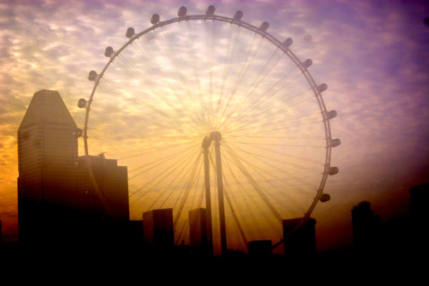 新加坡摩天观景轮图片下载