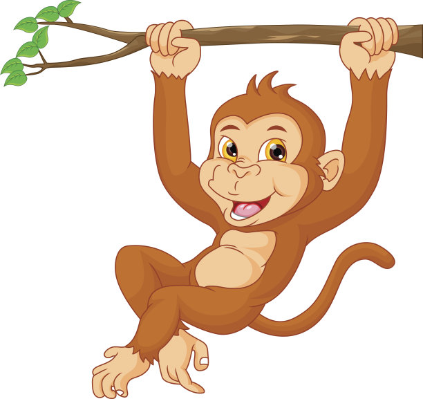 卡通可爱的猴子图片下载