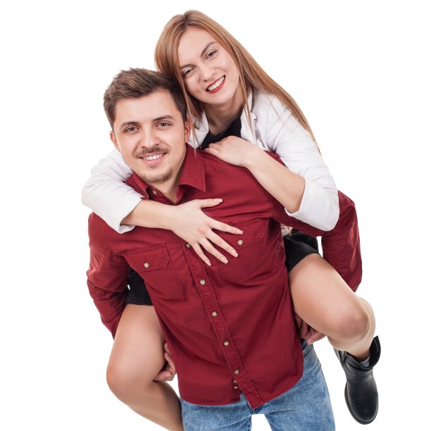 随意的年轻夫妇图片下载