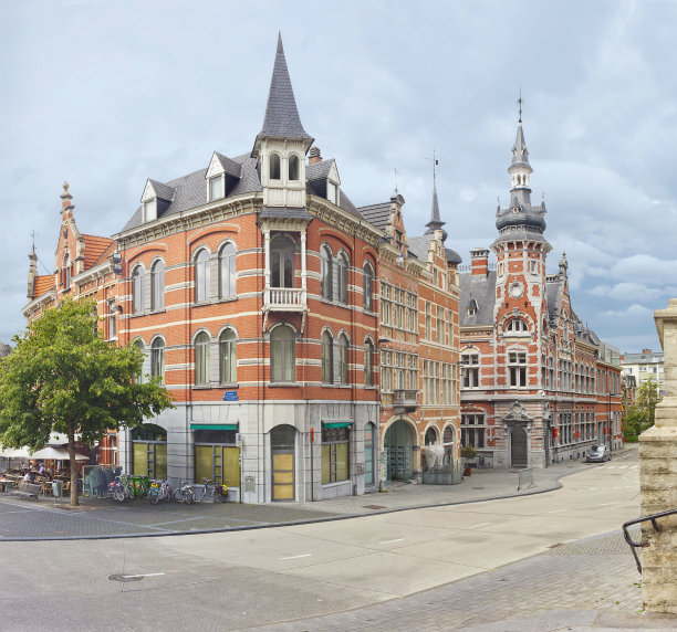 比利时鲁汶的历史建筑图片下载