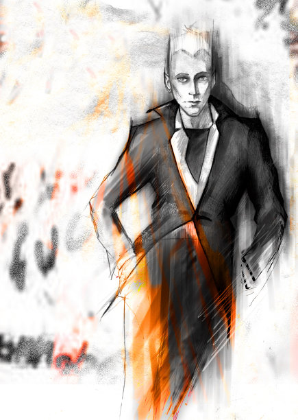 穿着西装的时尚男士的照片图片下载