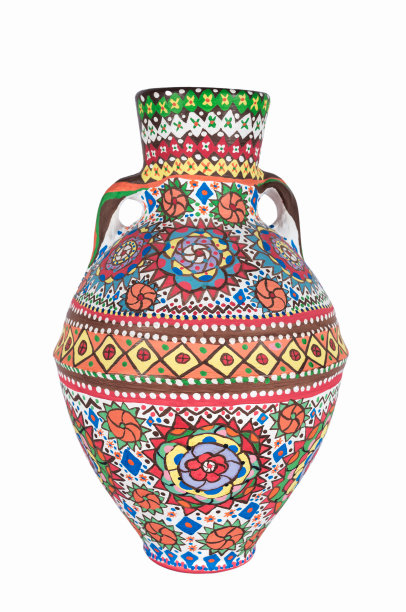 埃及装饰彩色陶器（Kolla）图片下载
