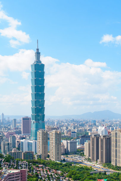 台北城市天际线图片下载