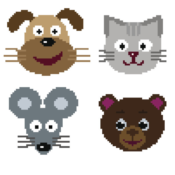 像素动物-插图图片下载