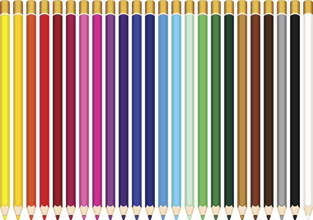 彩色铅笔图片下载