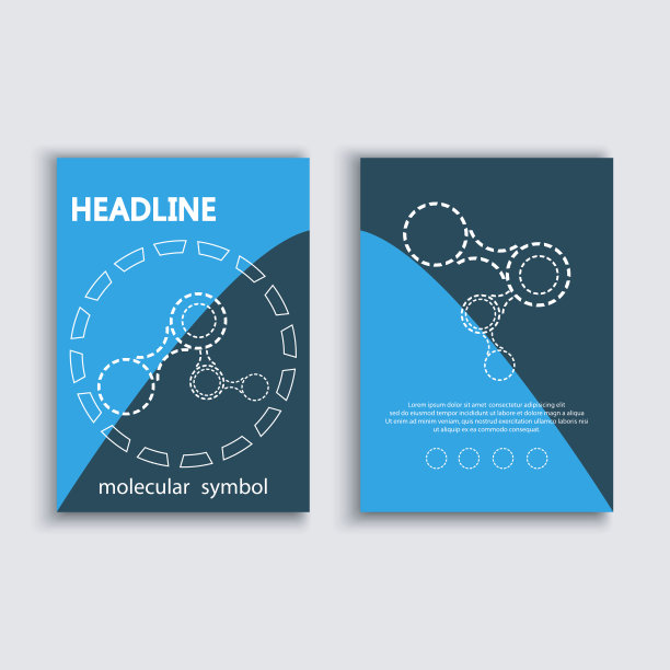 旗帜科学研究知识向量。图片下载