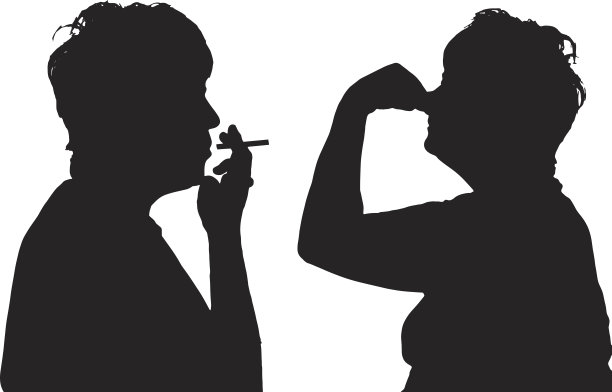 矢量剪影的人。图片下载