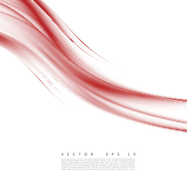 红色背景的曲线。图片下载