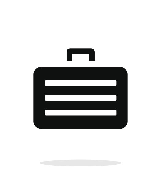 白色背景上的装甲外壳简易图标图片下载
