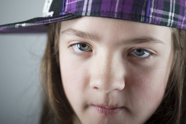 网纹帽肖像图片下载