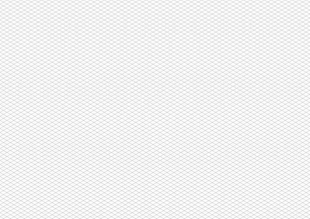 灰色等距网格上的白色，a4水平背景素材图片