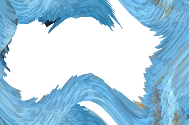 抽象蓝波背景图片下载