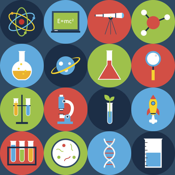 深色瓷砖科学背景与圆圈图片下载