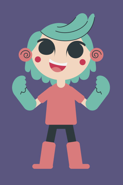 可爱的年轻女人戴着橡胶手套图片下载