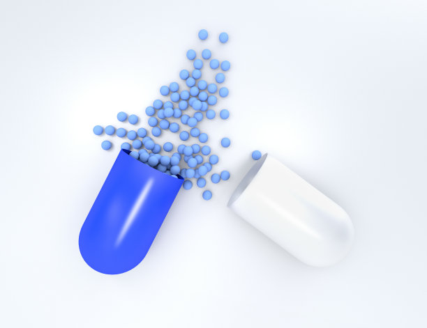 带小胶囊的药丸图片下载