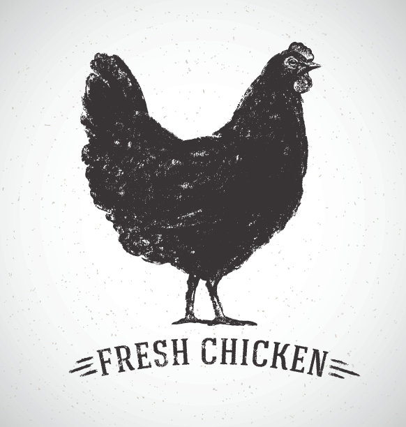 图形化的鸡。图片下载