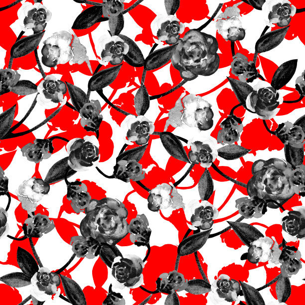 无缝的花朵图案图片下载