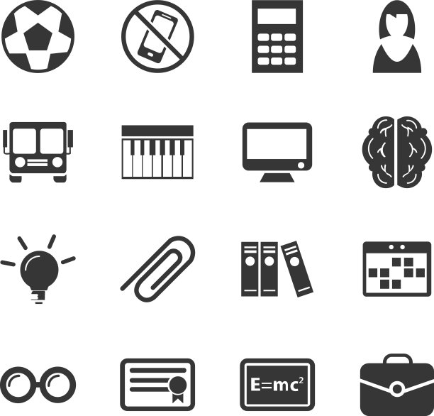 学校的图标图片下载