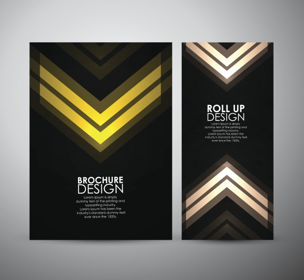 摘要宣传册是商业设计的模板还是卷起来的。图片下载