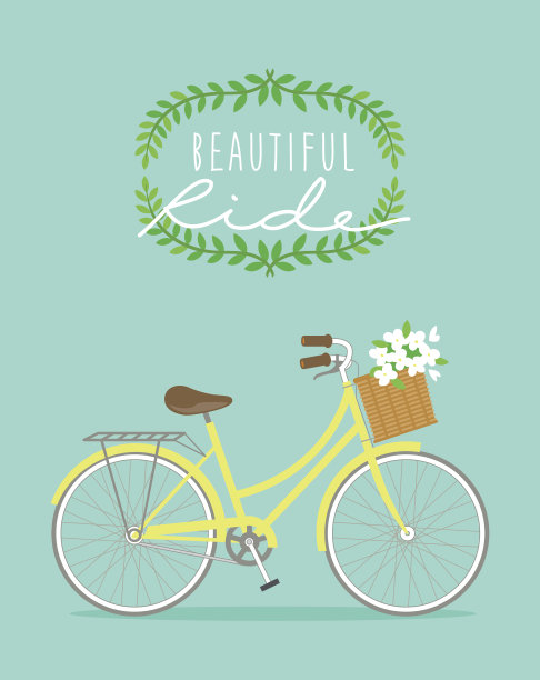 美丽的骑自行车图片下载