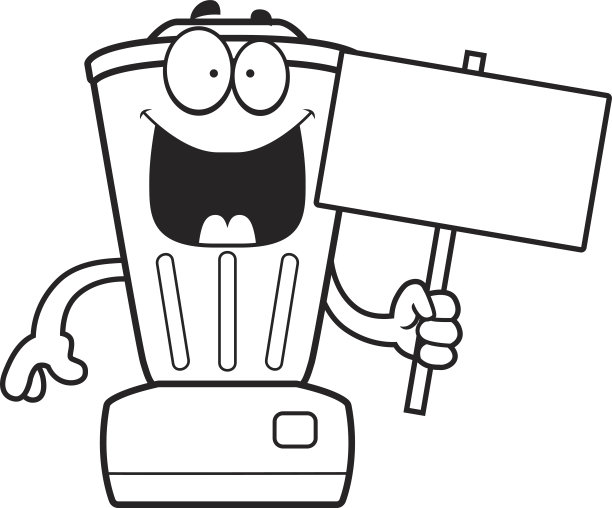 卡通搅拌机标志图片下载