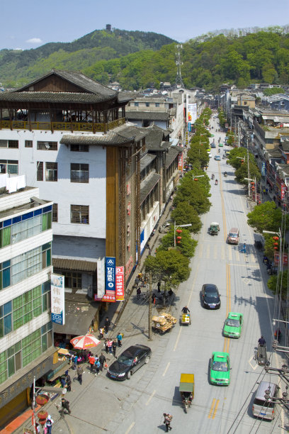 中国凤凰城商业街景观设计图片下载