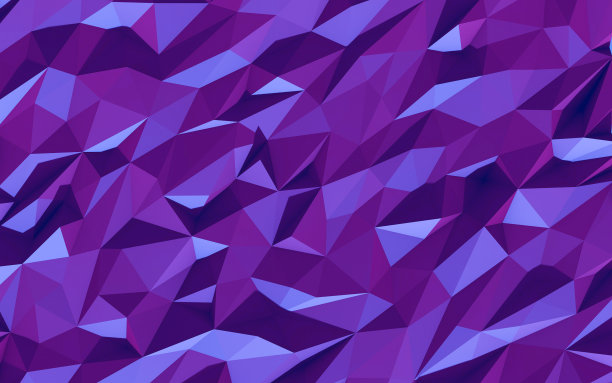 蓝色墙纸低多边形背景图片下载