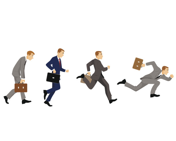 不同的经营速度图片下载