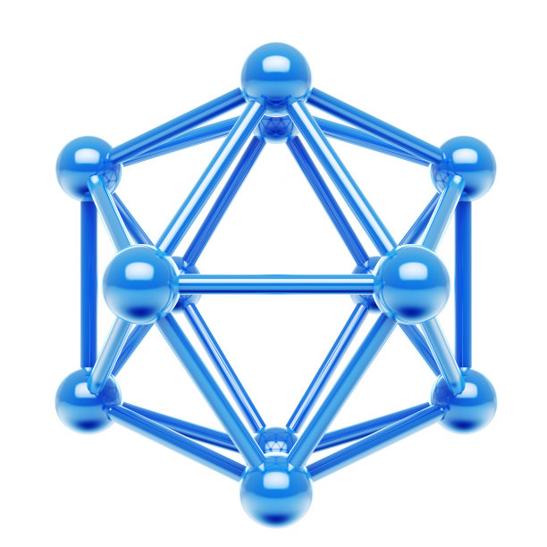 现实的分子网格图片下载