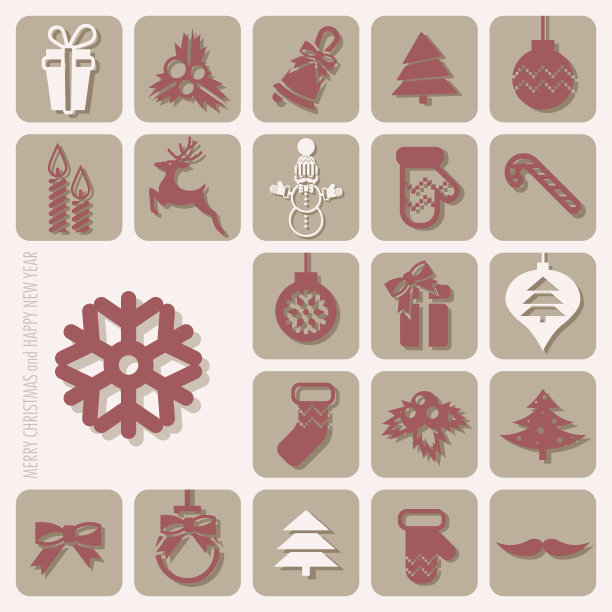 圣诞节图标设置图片下载