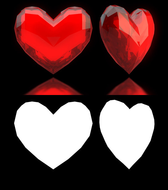 宝石的心图片下载
