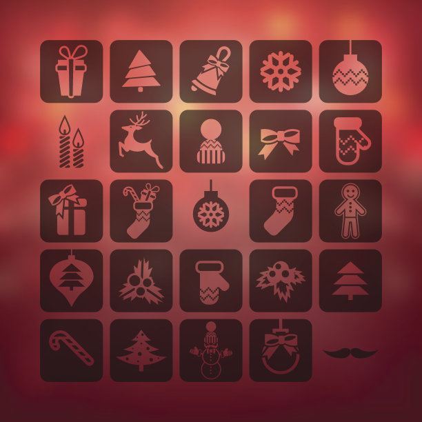 圣诞节图标设置图片下载