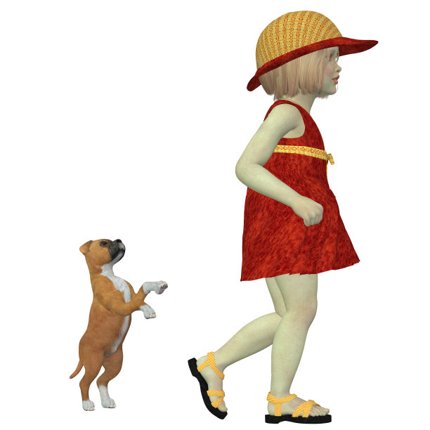 伊莉莎和鲍克瑟小狗图片下载