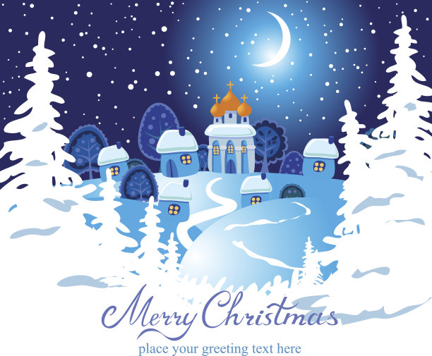 圣诞景观。图片下载