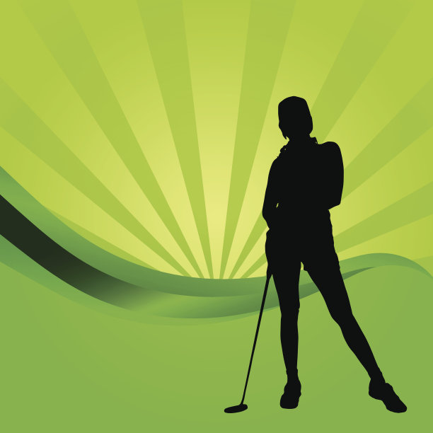 矢量剪影的高尔夫。图片下载