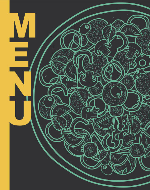 披萨的设计背景涂鸦图片下载