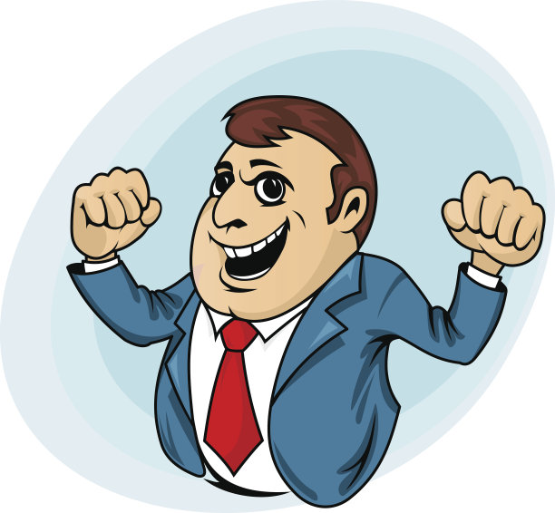 肌肉力量的商人图片下载