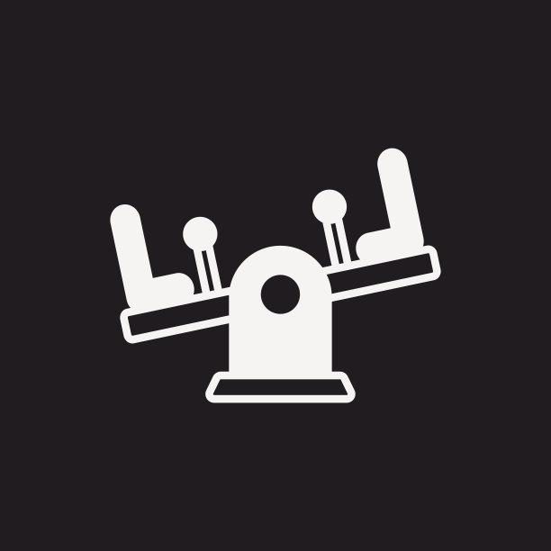 操场跷跷板图标图片下载