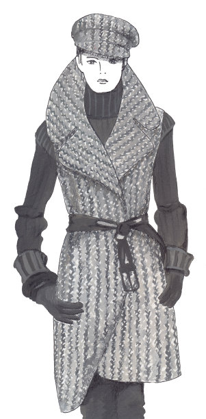 草图。灰色的女孩图片下载