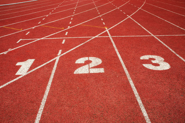 跑道起跑线计数图片下载